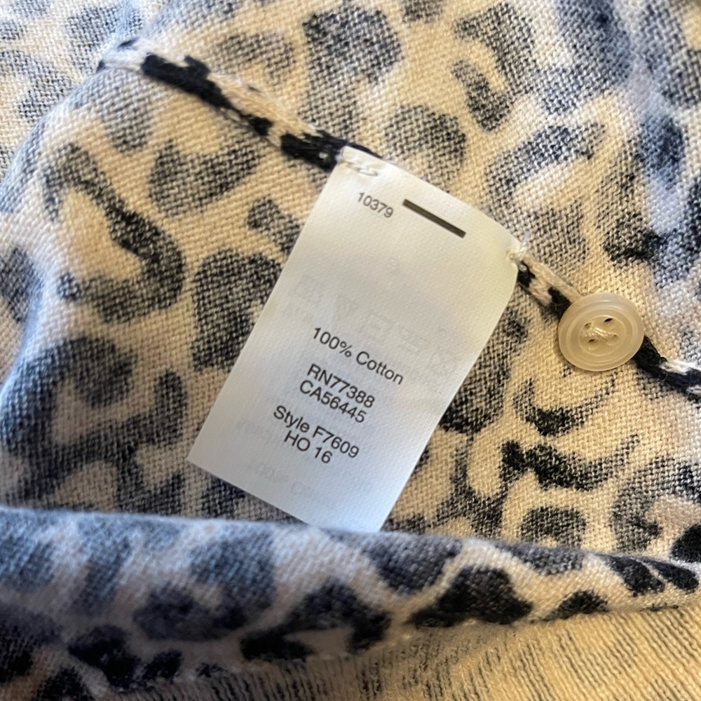 JCREW NWT Animal Print Cardigan -Hand Printed - Picture 12 of 15